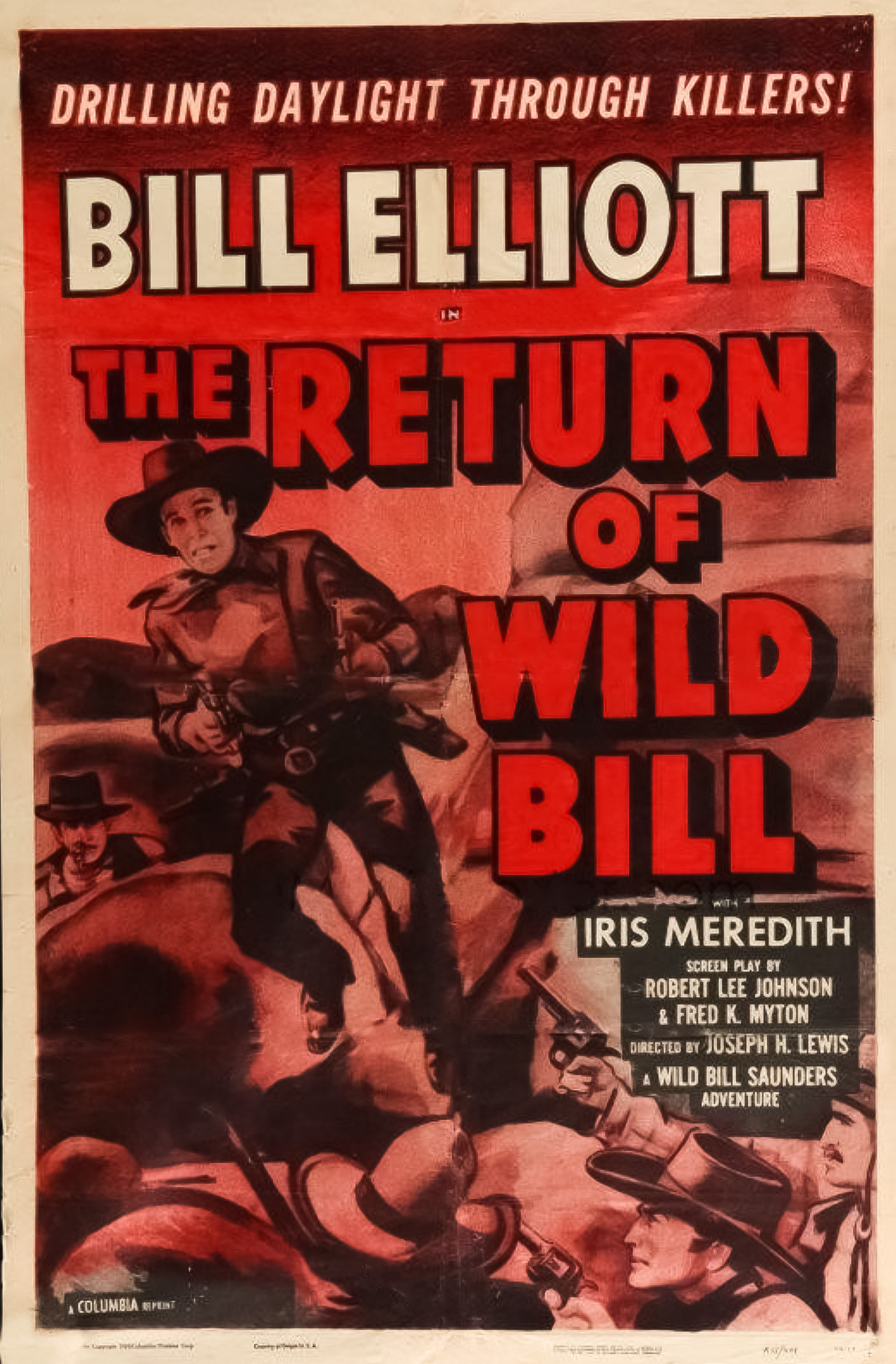 The Return of Wild Bill (1940) starring Bill Elliott on DVD on DVD