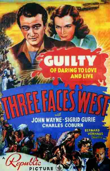 Three Faces West (1940) starring John Wayne on DVD on DVD