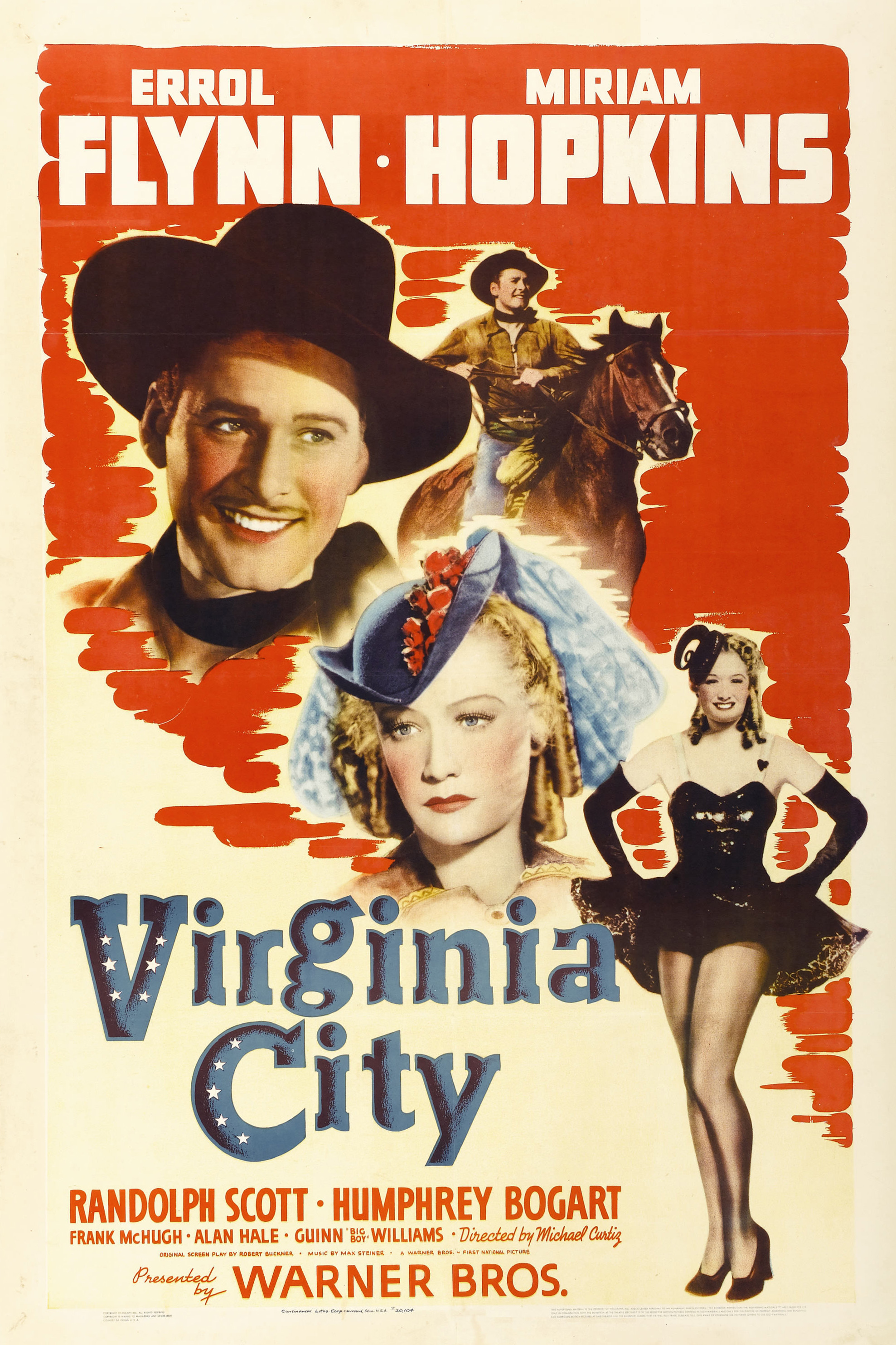 Virginia City (1940) starring Errol Flynn on DVD on DVD