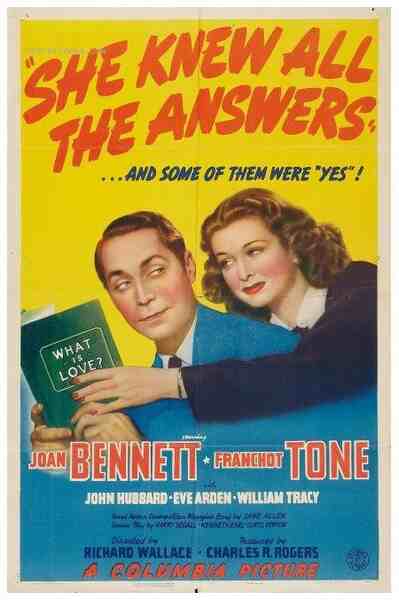 She Knew All the Answers (1941) starring Joan Bennett on DVD on DVD