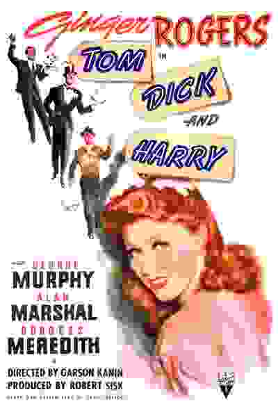 Tom, Dick and Harry (1941) starring Ginger Rogers on DVD on DVD
