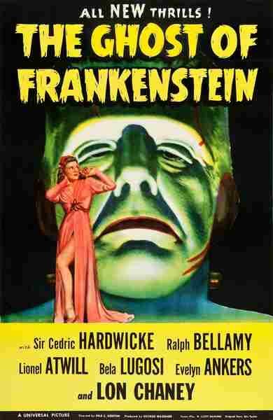The Ghost of Frankenstein (1942) starring Lon Chaney Jr. on DVD on DVD