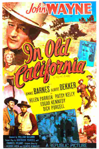 In Old California (1942) starring John Wayne on DVD on DVD