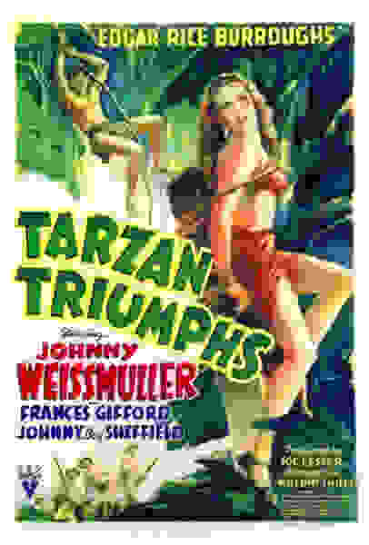 Tarzan Triumphs (1943) starring Johnny Weissmuller on DVD on DVD