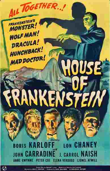 House of Frankenstein (1944) starring Boris Karloff on DVD DVD House of Frankenstein (1944) starring Boris Karloff on DVD on DVD