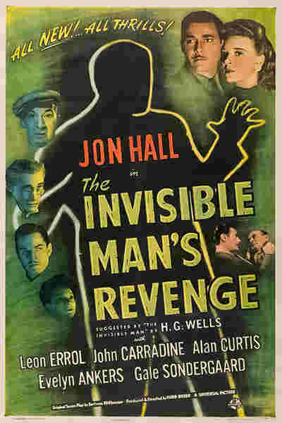 The Invisible Man's Revenge (1944) starring Jon Hall on DVD on DVD