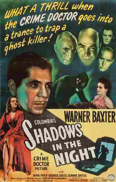 Shadows in the Night (1944) starring Warner Baxter on DVD on DVD