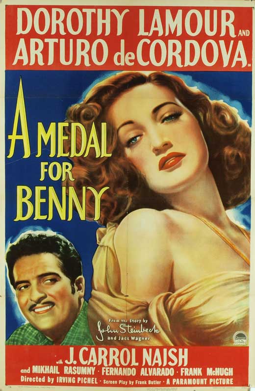 A Medal for Benny (1945) starring Dorothy Lamour on DVD on DVD