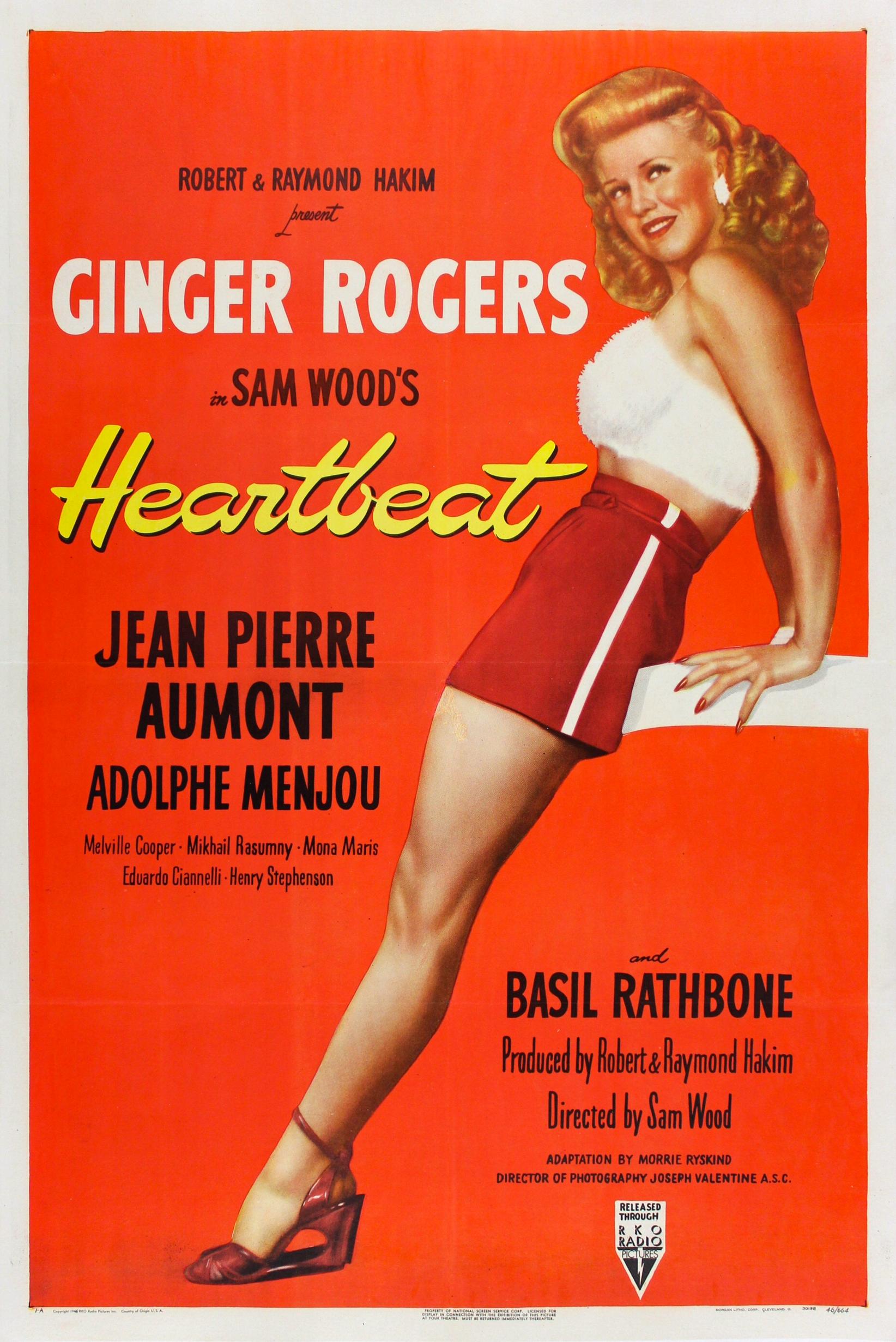 Heartbeat (1946) starring Ginger Rogers on DVD on DVD