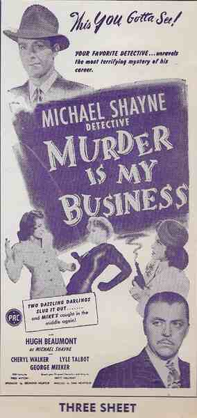 Murder Is My Business (1946) starring Hugh Beaumont on DVD on DVD