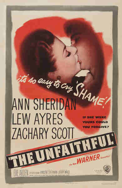 The Unfaithful (1947) starring Ann Sheridan on DVD on DVD