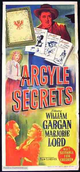 The Argyle Secrets (1948) starring William Gargan on DVD on DVD