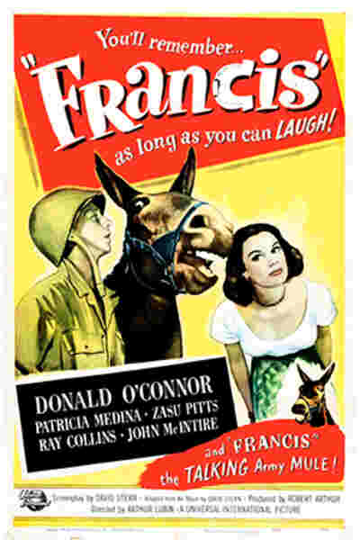 Francis (1950) starring Donald O'Connor on DVD on DVD