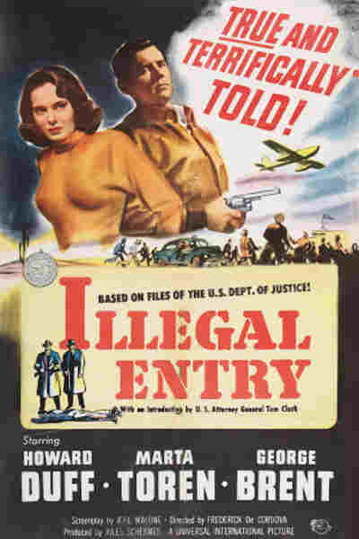 Illegal Entry (1949) starring Howard Duff on DVD on DVD