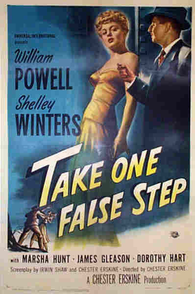 Take One False Step (1949) starring William Powell on DVD on DVD