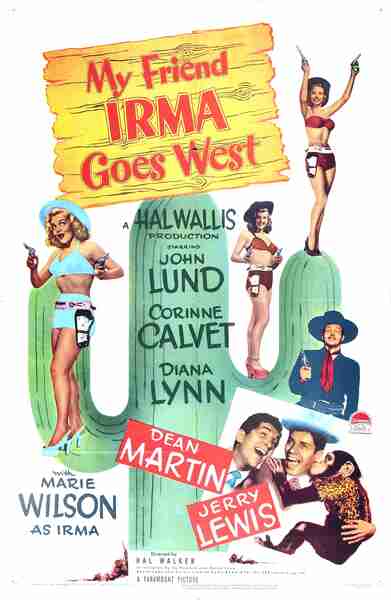 My Friend Irma Goes West (1950) starring John Lund on DVD on DVD