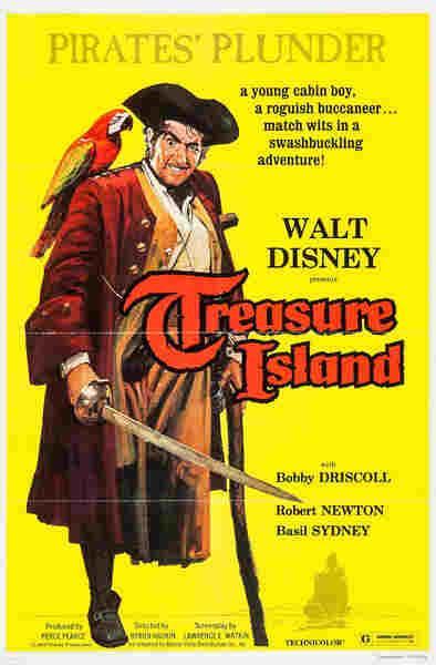 Treasure Island (1950) starring Bobby Driscoll on DVD on DVD