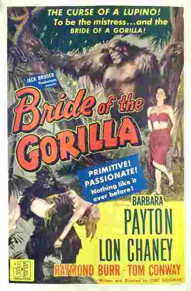 Bride of the Gorilla (1951) starring Barbara Payton on DVD on DVD