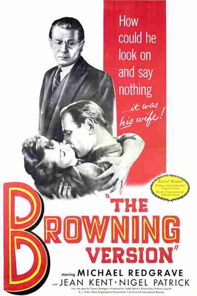 The Browning Version (1951) starring Michael Redgrave on DVD on DVD