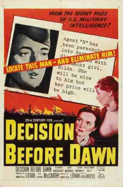 Decision Before Dawn (1951) with English Subtitles on DVD on DVD