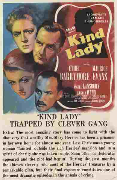 Kind Lady (1951) starring Ethel Barrymore on DVD on DVD
