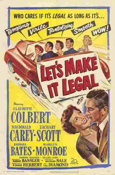 Let's Make It Legal (1951) starring Claudette Colbert on DVD on DVD