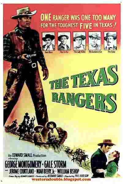 The Texas Rangers (1951) starring George Montgomery on DVD on DVD