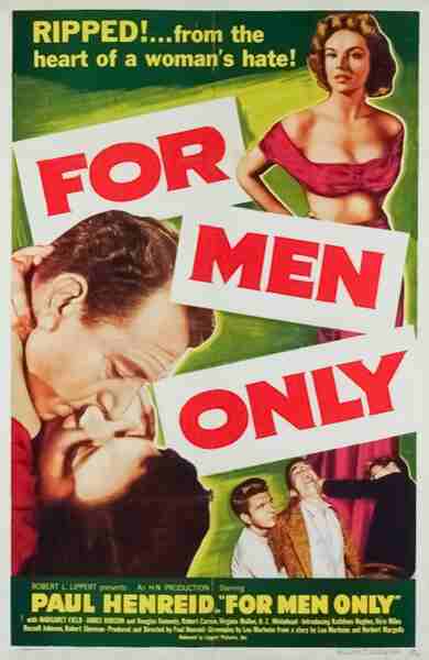 For Men Only (1952) starring Paul Henreid on DVD on DVD