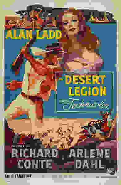 Desert Legion (1953) starring Alan Ladd on DVD on DVD