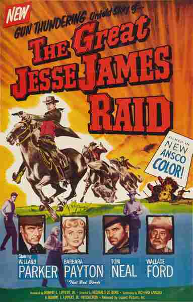 The Great Jesse James Raid (1953) starring Willard Parker on DVD on DVD