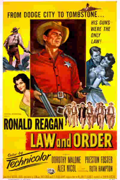 Law and Order (1953) starring Ronald Reagan on DVD on DVD