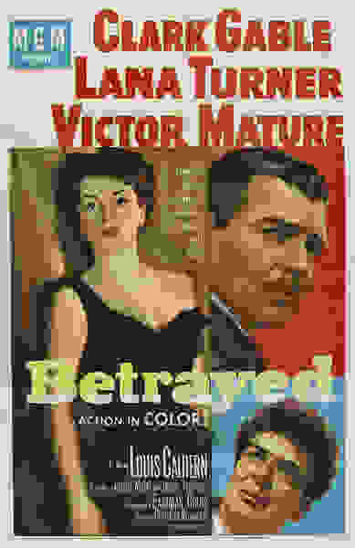 Betrayed (1954) starring Clark Gable on DVD on DVD