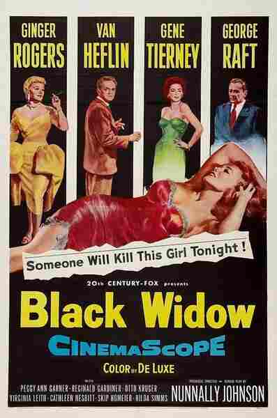 Black Widow (1954) starring Ginger Rogers on DVD on DVD