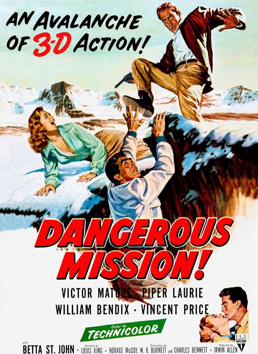Dangerous Mission (1954) starring Victor Mature on DVD on DVD