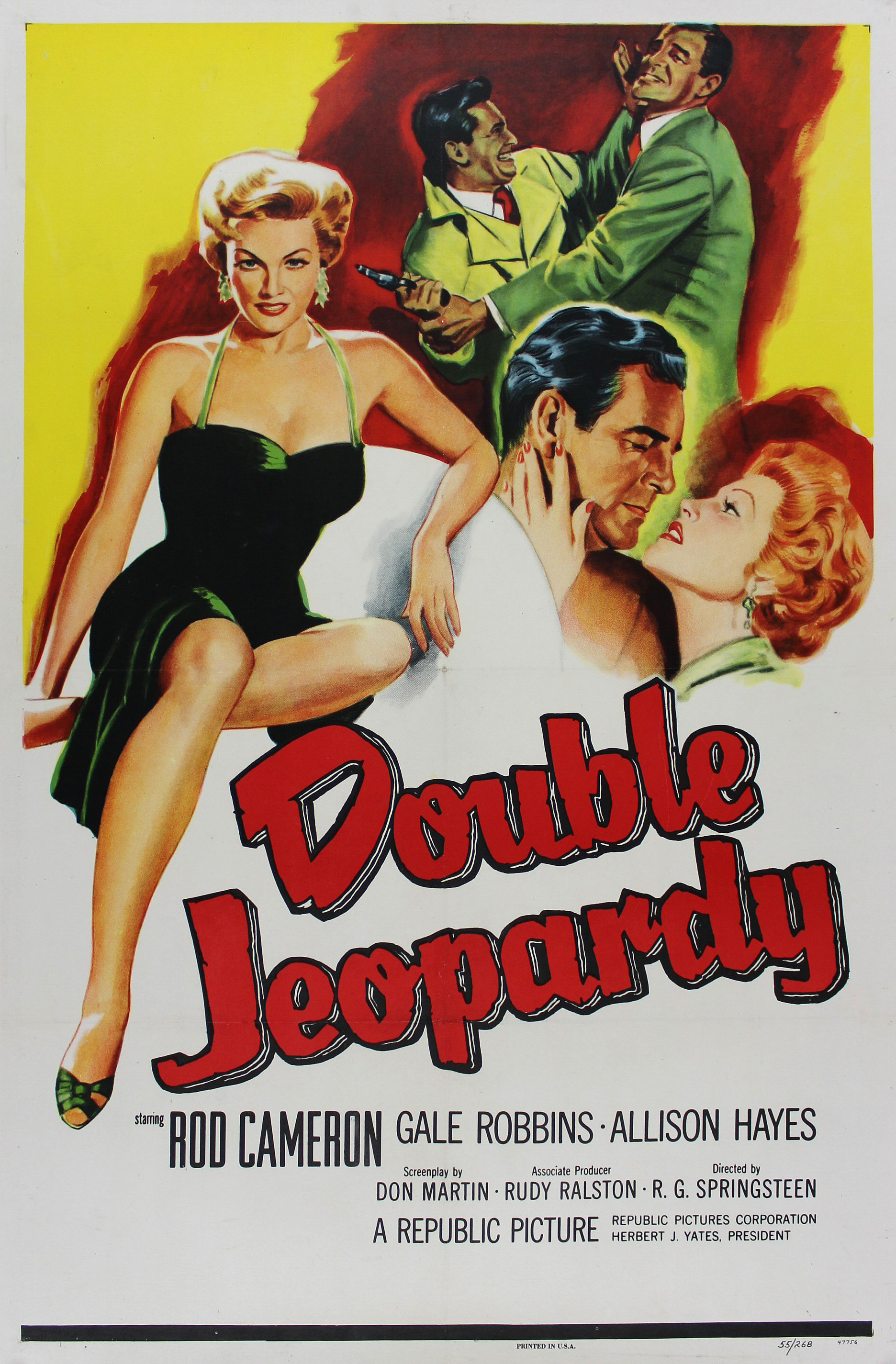 Double Jeopardy (1955) starring Rod Cameron on DVD on DVD
