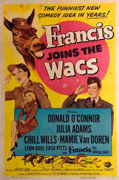 Francis Joins the WACS (1954) starring Donald O'Connor on DVD on DVD
