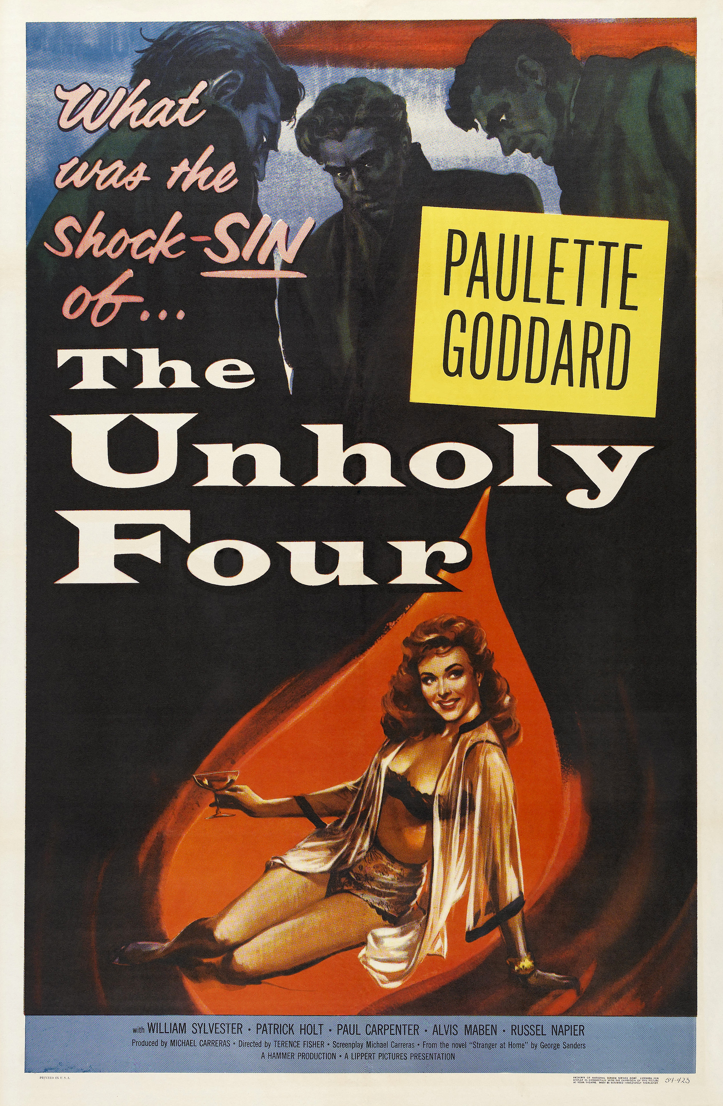 The Unholy Four (1954) starring Paulette Goddard on DVD on DVD