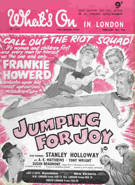 Jumping for Joy (1956) starring Frankie Howerd on DVD on DVD