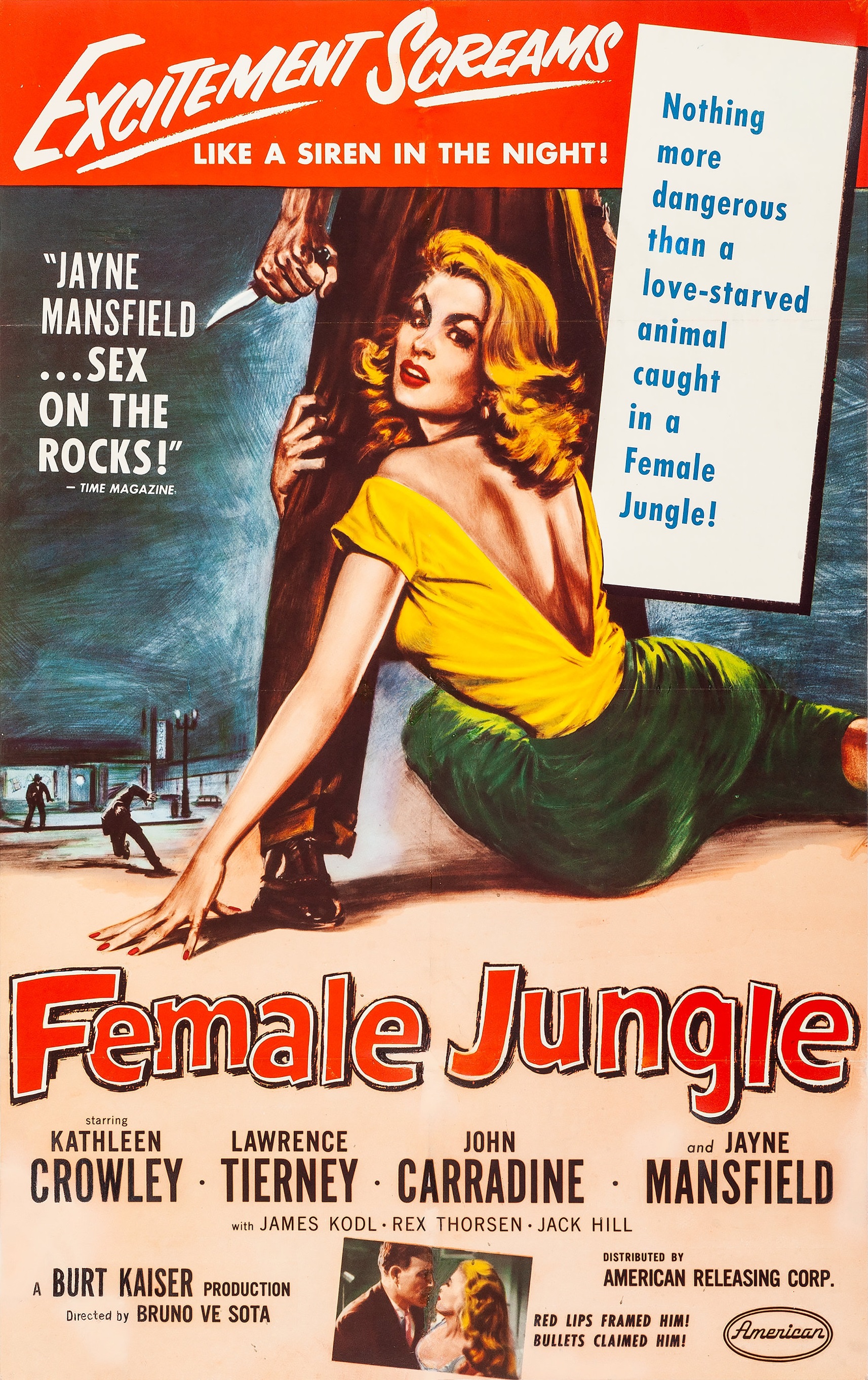 Female Jungle (1956) starring Lawrence Tierney on DVD on DVD