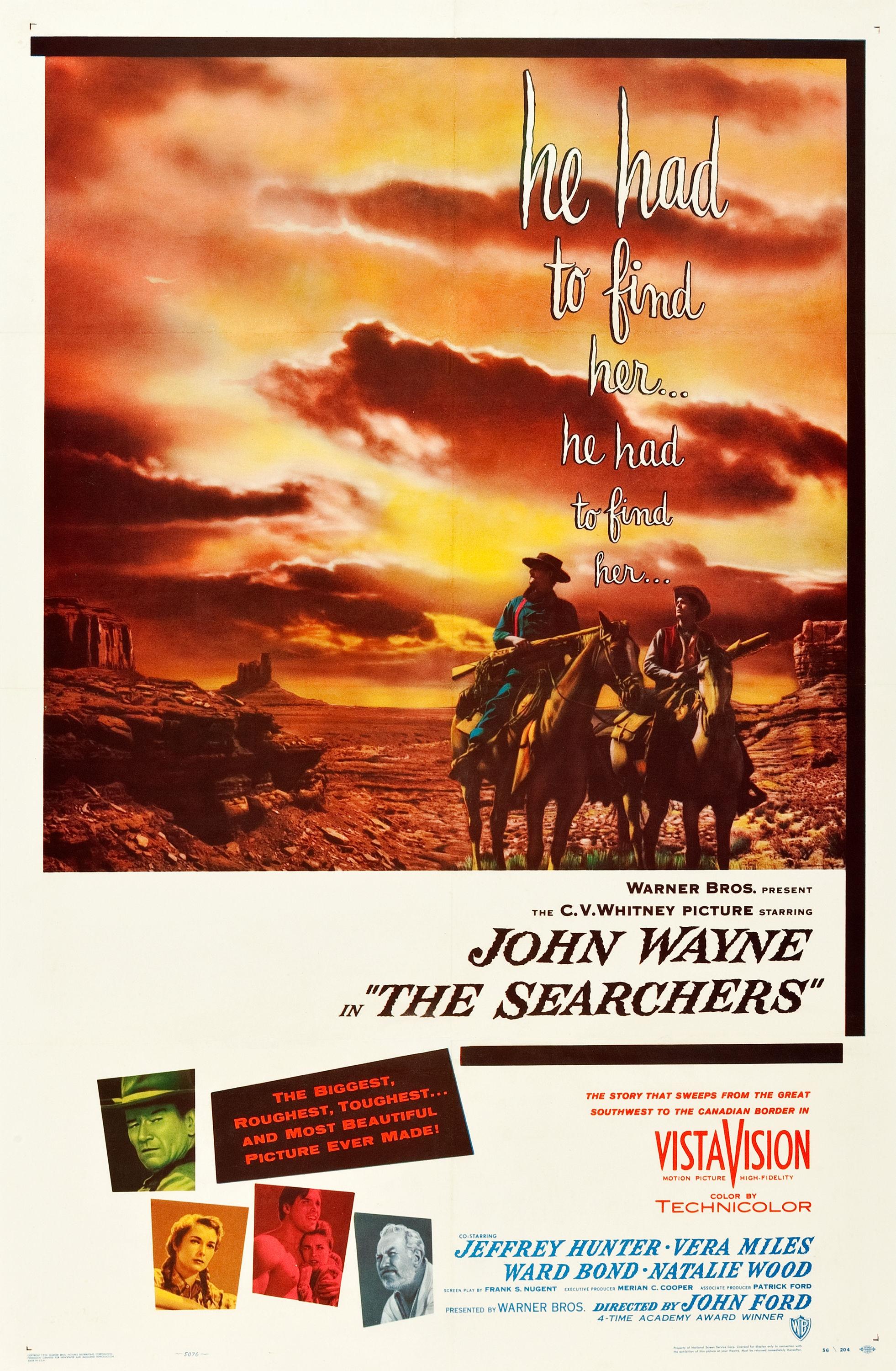 The Searchers (1956) starring John Wayne on DVD on DVD