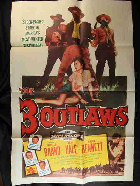 The Three Outlaws (1956) starring Neville Brand on DVD on DVD