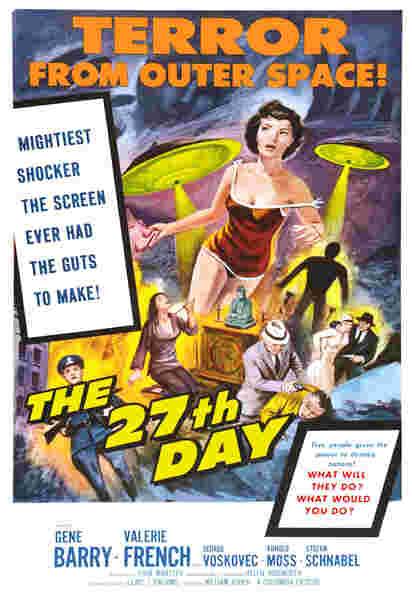 The 27th Day (1957) starring Gene Barry on DVD on DVD
