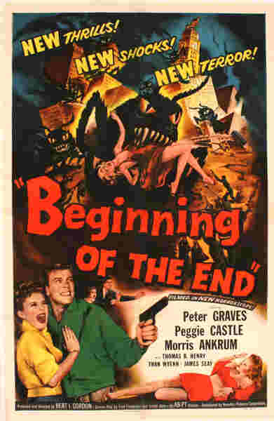 Beginning of the End (1957) starring Peter Graves on DVD on DVD