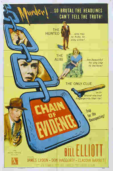 Chain of Evidence (1957) starring Bill Elliott on DVD on DVD