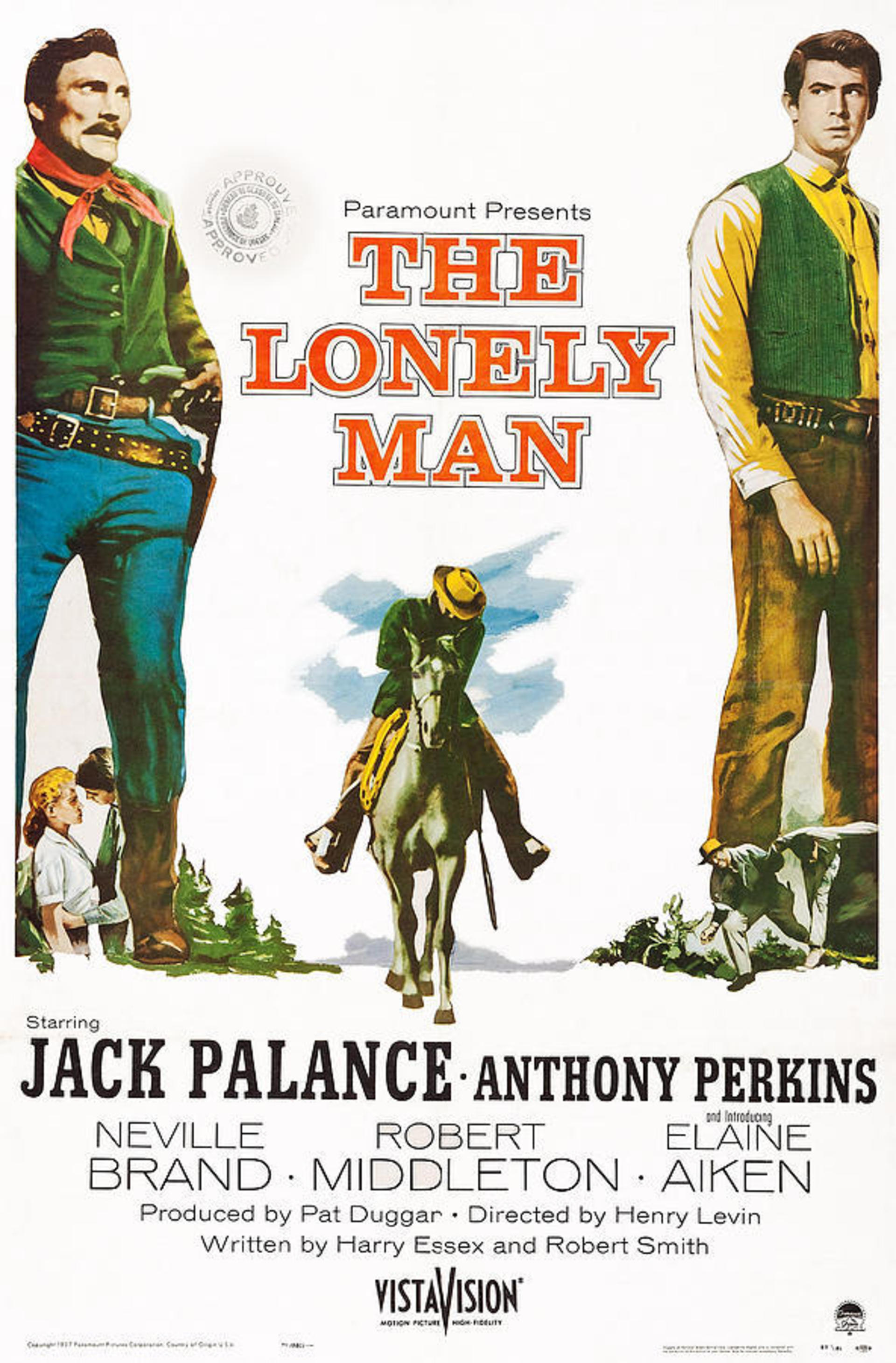 The Lonely Man (1957) starring Jack Palance on DVD on DVD