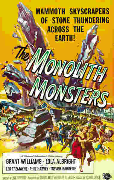 The Monolith Monsters (1957) starring Grant Williams on DVD on DVD