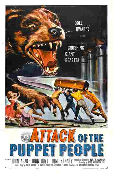 Attack of the Puppet People (1958) starring John Agar on DVD on DVD