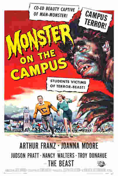 Monster on the Campus (1958) starring Arthur Franz on DVD on DVD
