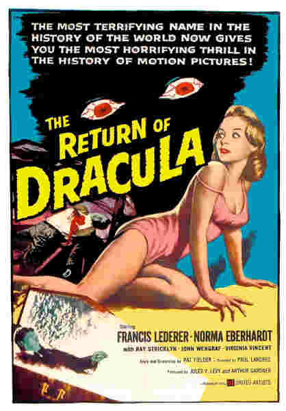 The Return of Dracula (1958) starring Francis Lederer on DVD DVD The Return of Dracula (1958) starring Francis Lederer on DVD on DVD