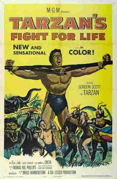 Tarzan's Fight for Life (1958) starring Gordon Scott on DVD on DVD